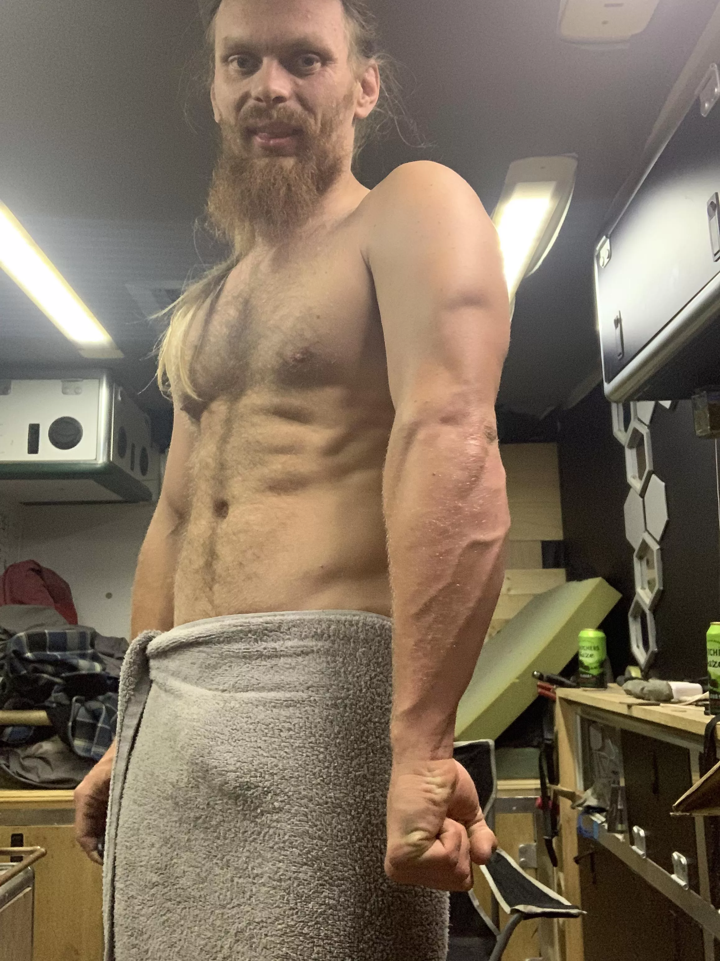 Not the only thing with veins down it 😜