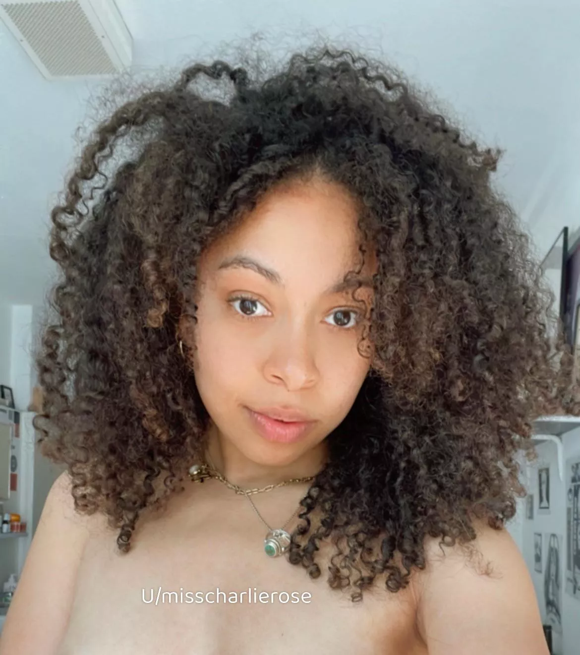 Not wearing any make-up. Hope you don’t mind