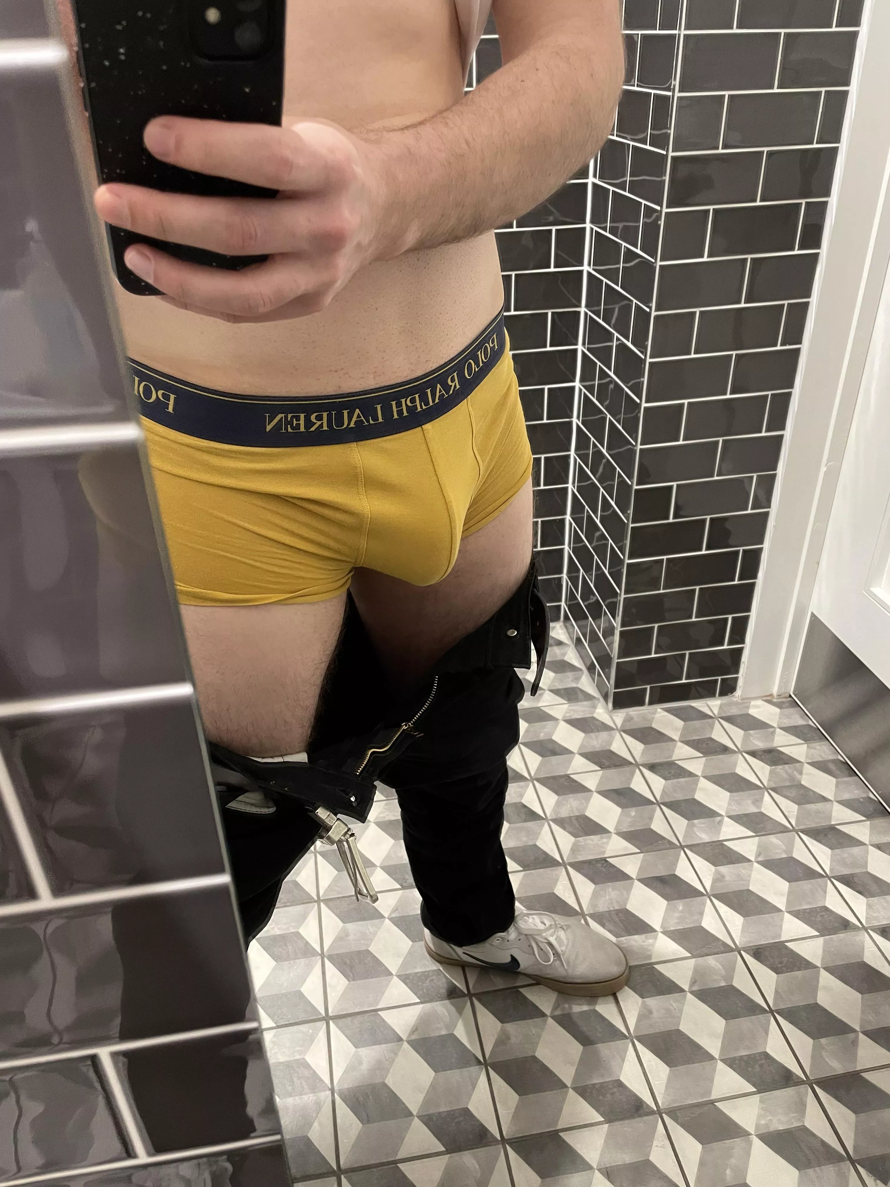 Noticed the guys in the gym staring this morning