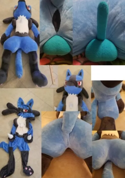 NSFW fuckable giant Pokemon Lucario with useable anus plus sheath and balls (Furrysale)