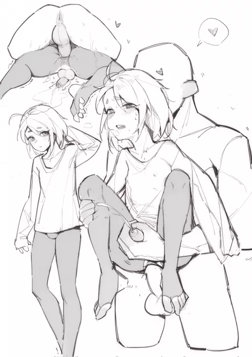 Obedient boy was pinned and fucked~