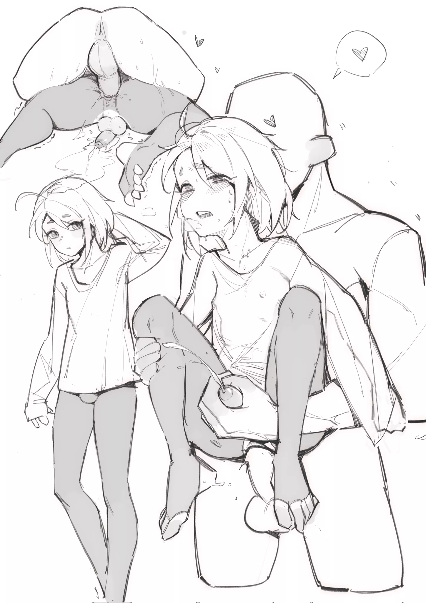 Obedient boy was pinned and fucked~