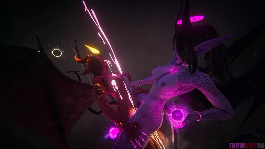 [OC] Catching it on her tongue