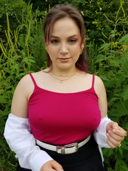 [OC] my delicious [F]26 wife ALWAYS looks better braless! Hope you enjoy