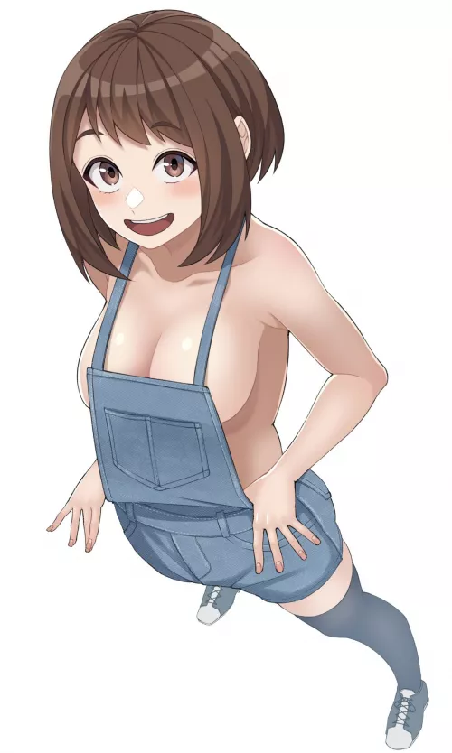 Ochako in overalls [Kobaji]