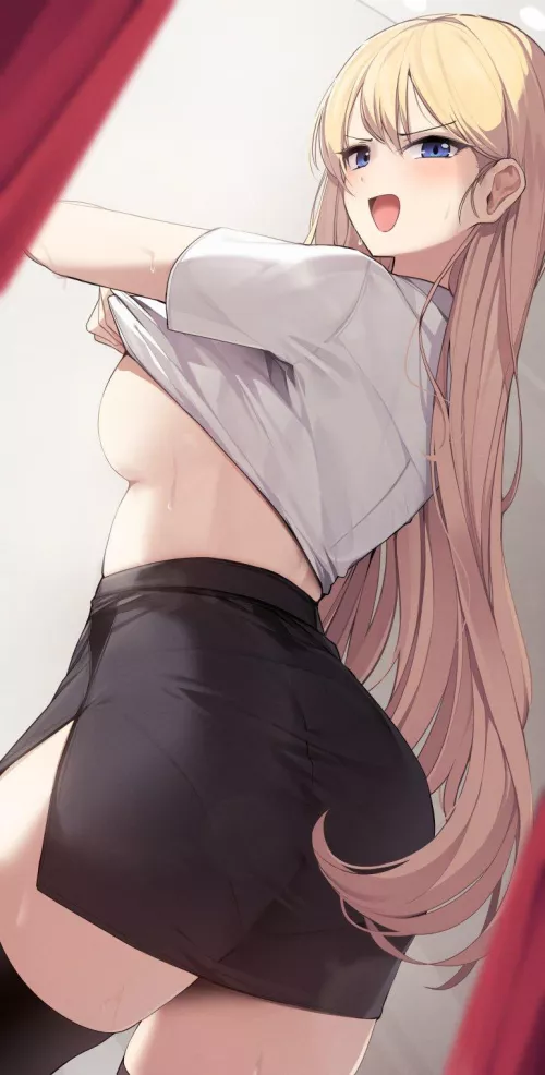 Office Lady Changing