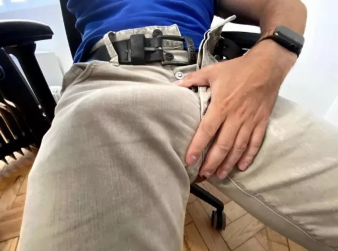 office outline…co worker stared