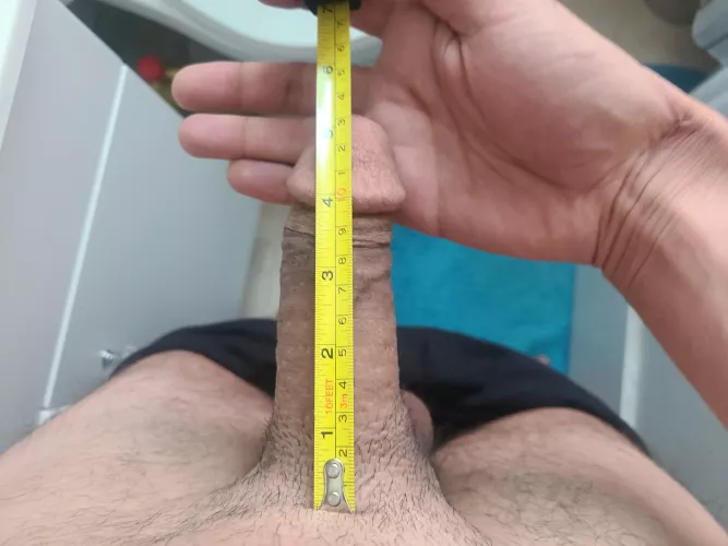 Officially measured from the base