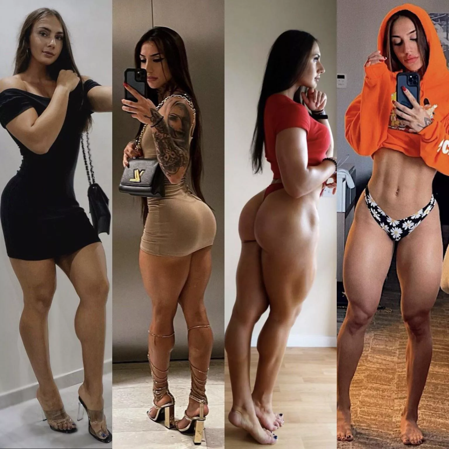 Ok these two deserved an encore. Connie Orange (5’8) & Bakhar Nabieva (5’7)