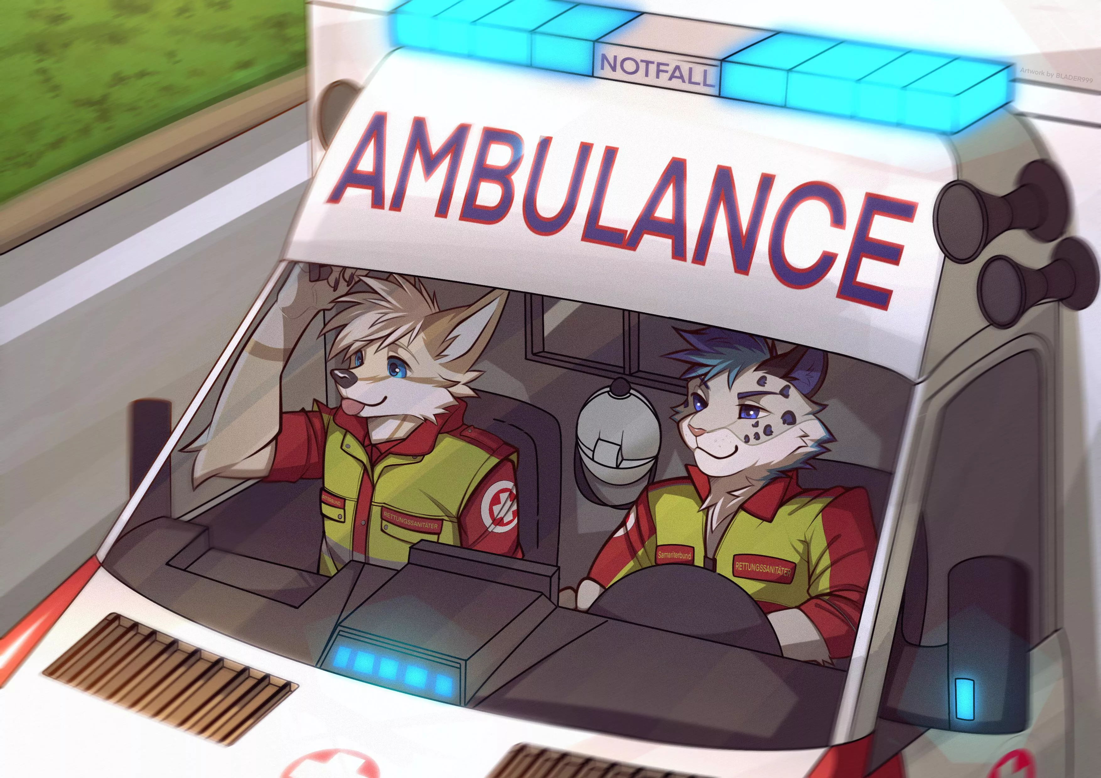 On our wayyy !!! - Art by me @masterblader191 (Twitter)