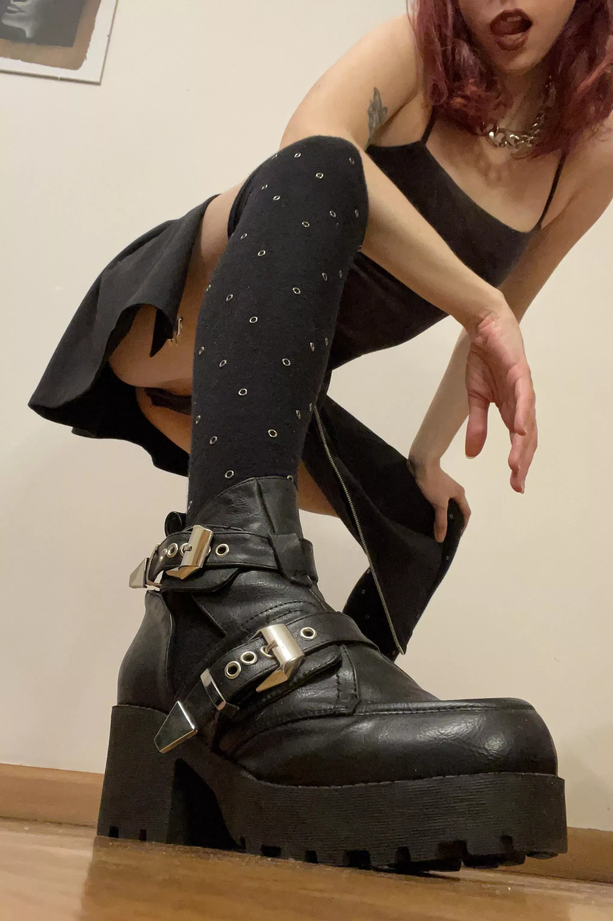 On your knees, slave 🖤😏 [oc] @dellarux