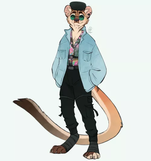 One of my favorite outfits on my sona, Reen :p [art by me, @heretic.fox on Instagram]