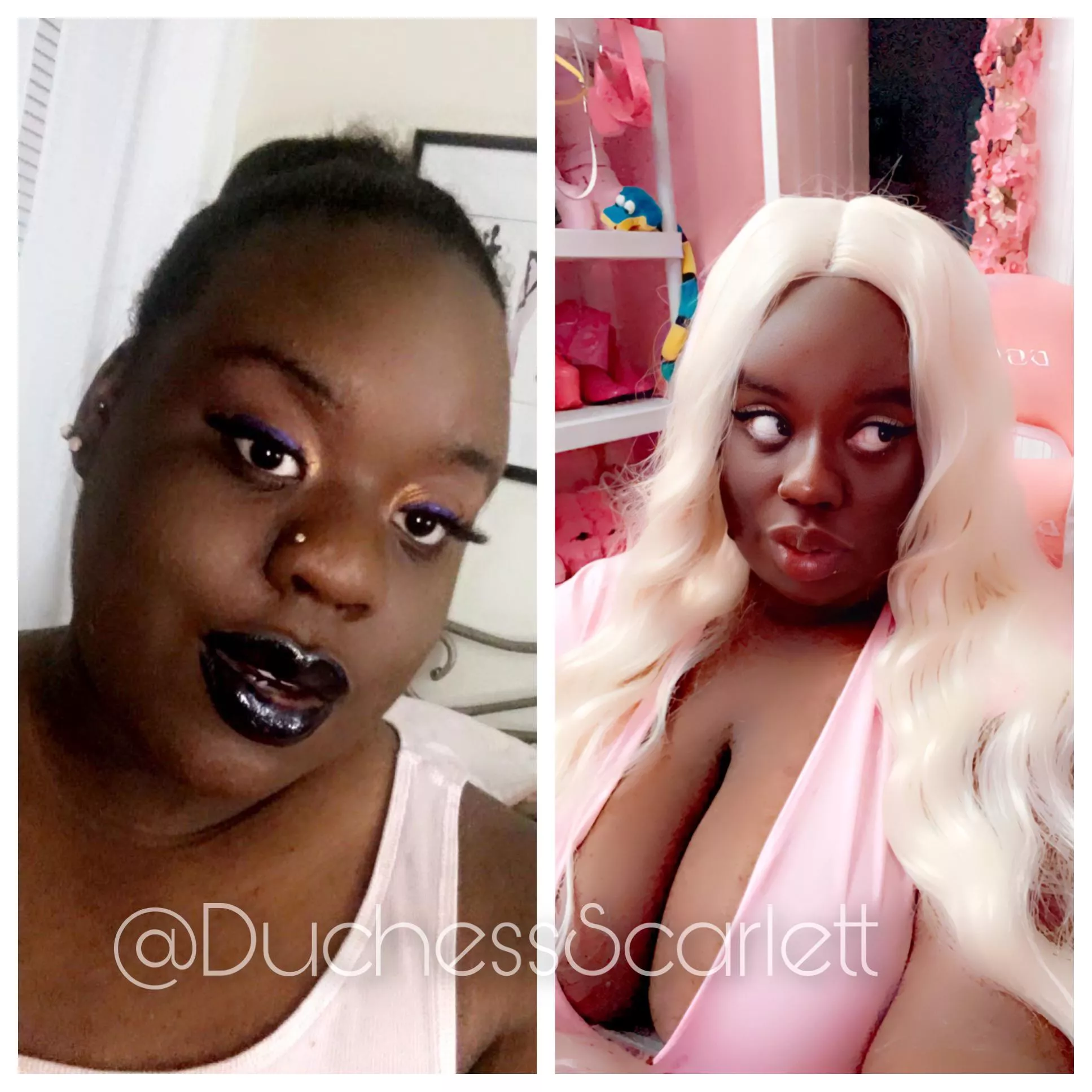 One step closer to perfection💕 I’ve come a long way but I’m no where close to finished with my Bimbofication!