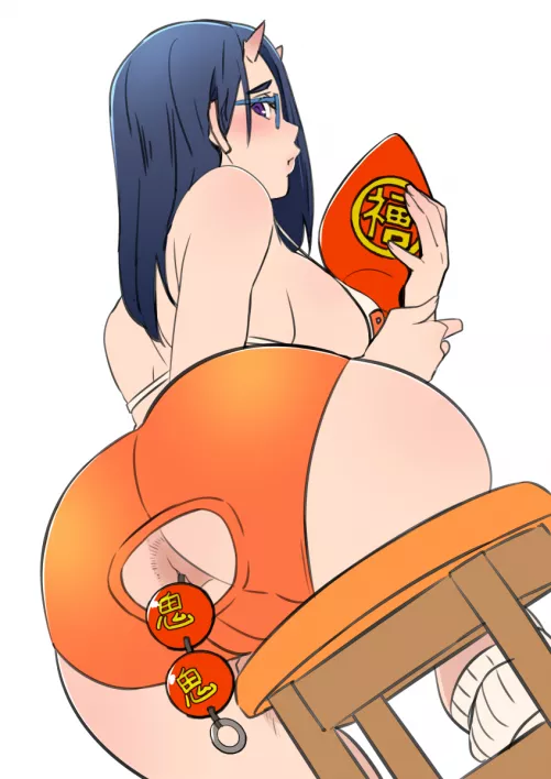 Oni Exposed Short Shorts Anal Beads