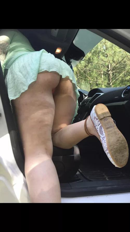 Ooops! I love when this happens! Just hope they all saw it.