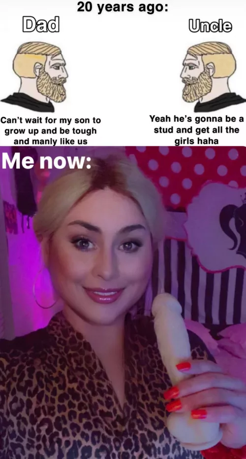 Oops!! I didn’t turn out to be a normal boy hehe!! 🚺 sorry fam! 💁🏼‍♀️