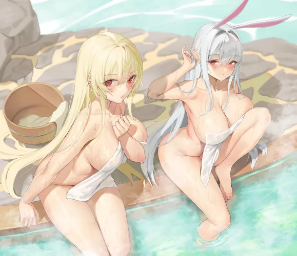 Open-air bath [Artist's Original]