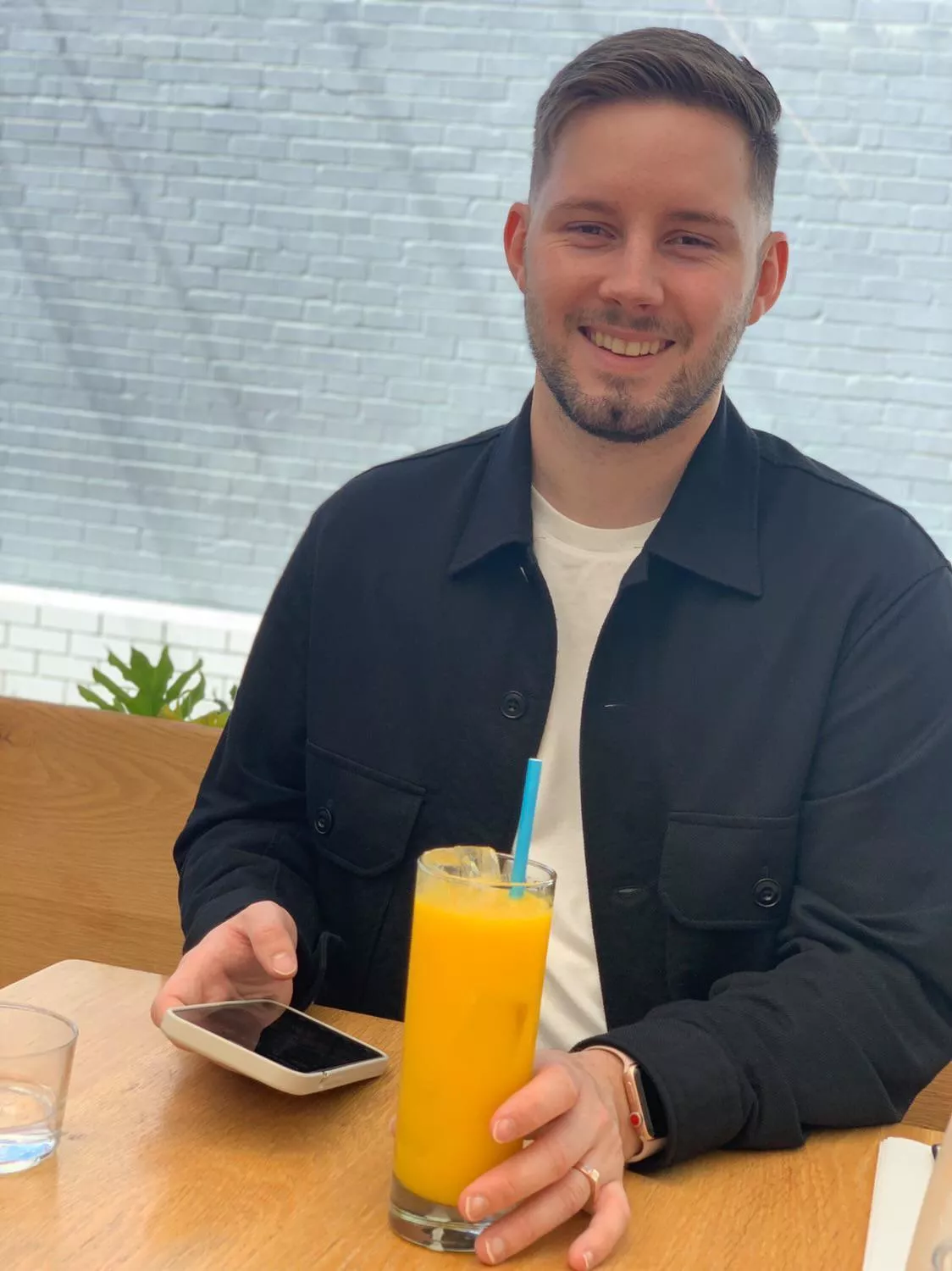 Orange juice instead, since I absolutely hate hate hate coffee 😂