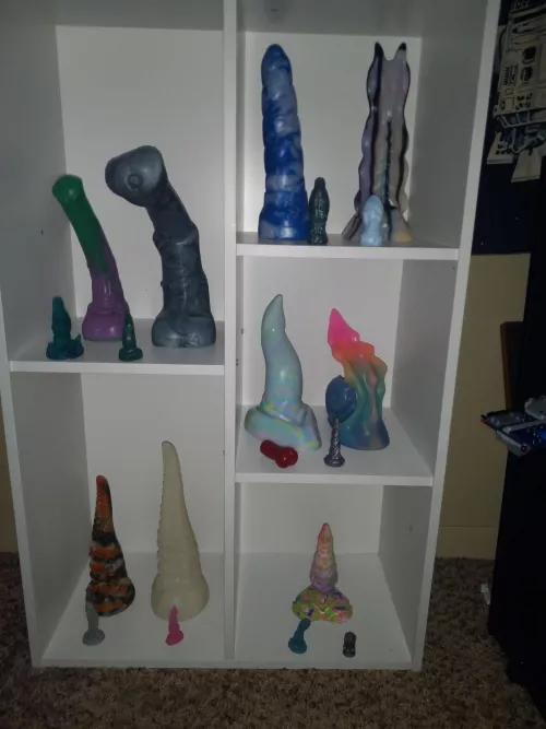 Our collection so far π
 I say we have a problem. She disagrees.