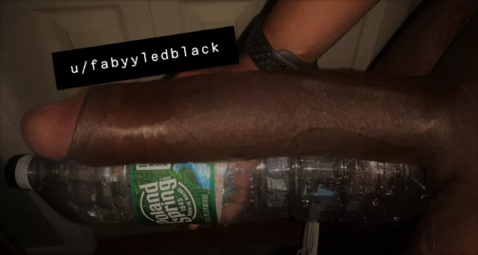 Over 1 liter of uncut big black cock🍆💪🏿