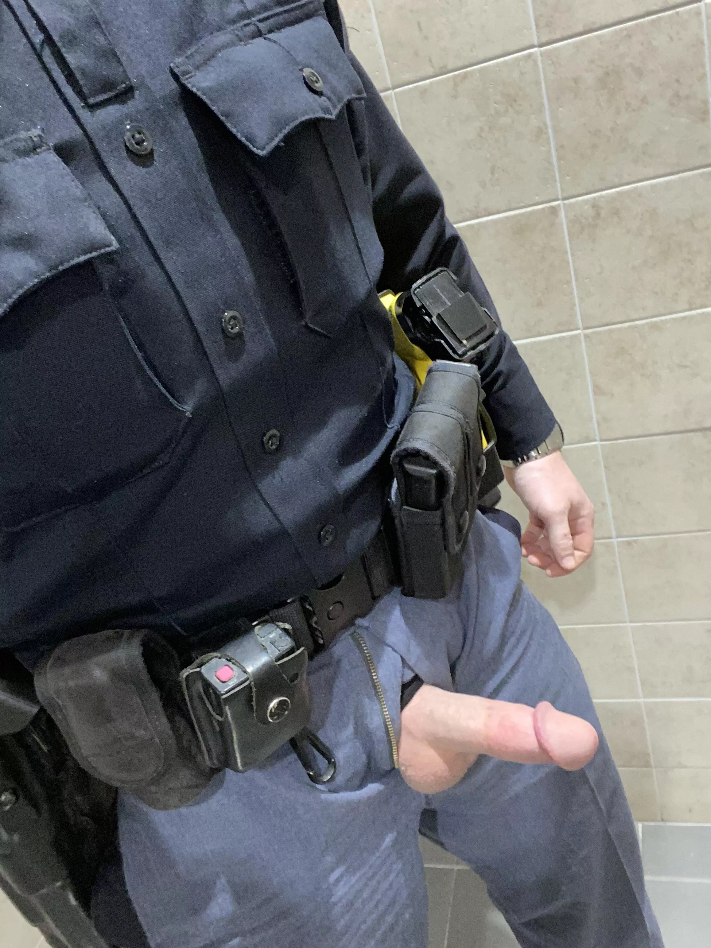 Partially out of uniform