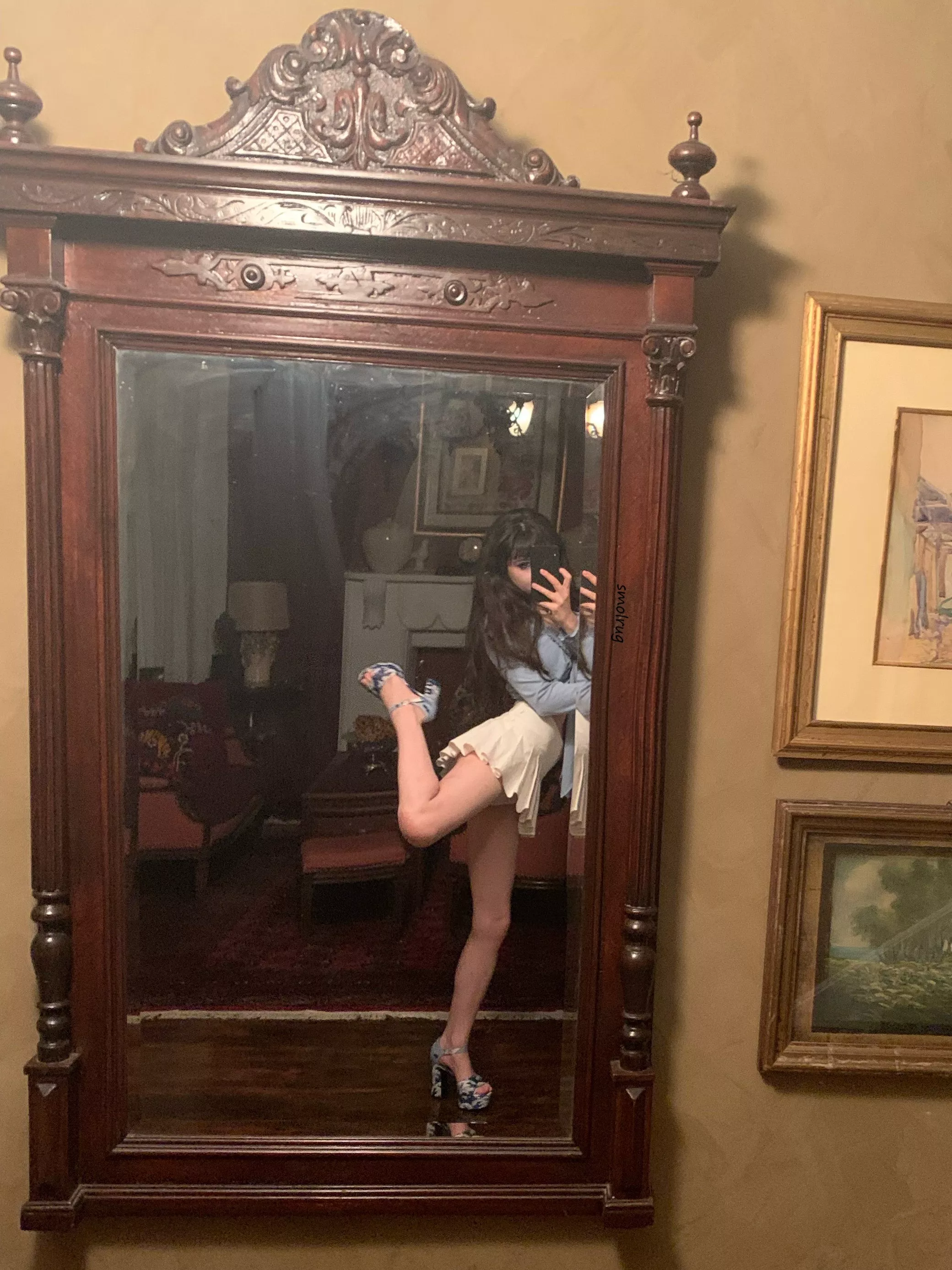 party outfit :)) someone come hit on me 💙[18f]