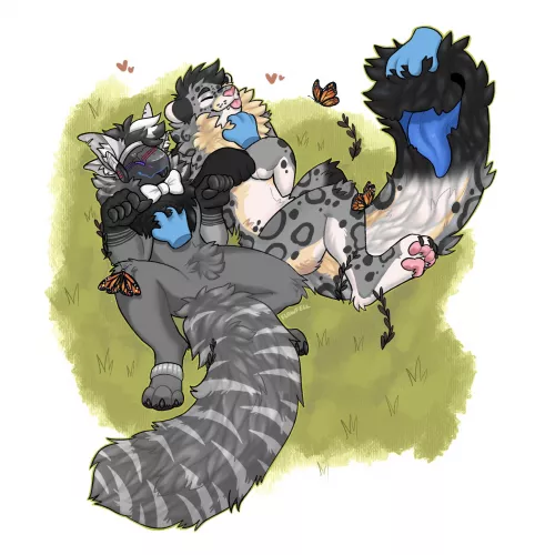 Pet pet//Art by me @flowfells on twitter