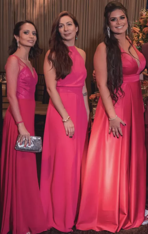 Pink dress women