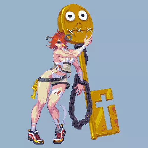 Pixelated Muscle.(@Omegachainoboy)[Guilty Gear]