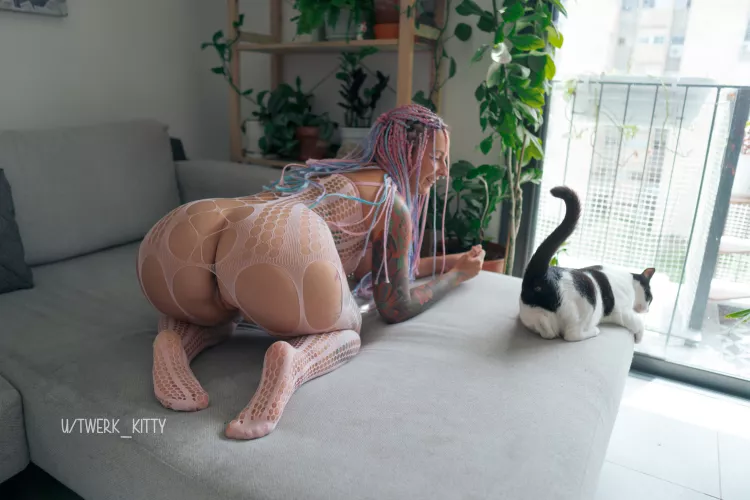 Playing with my kitty