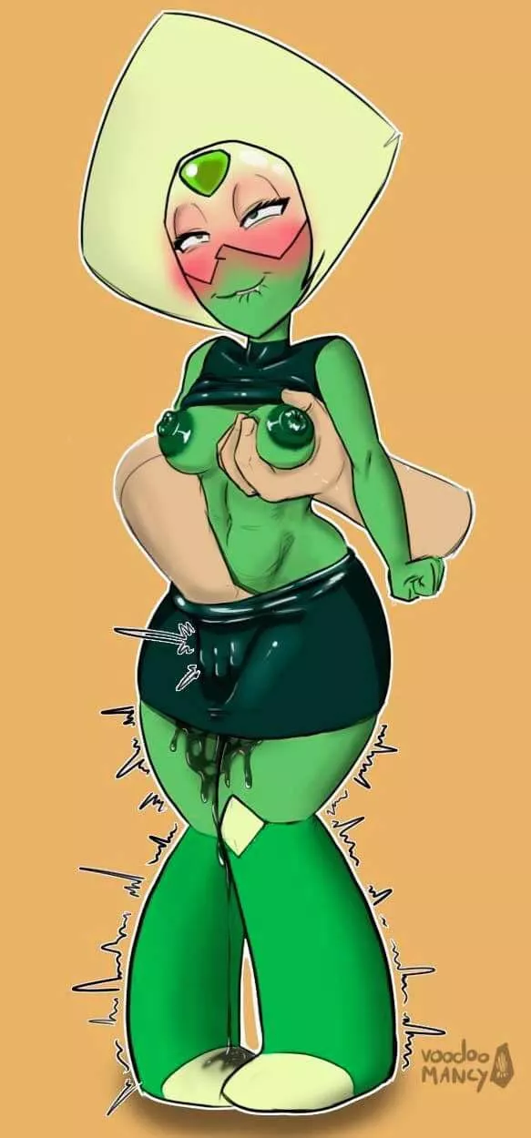Playing with peridot will cause her suit to leak, be careful-… Too late [Steven Universe] (VoodooNancy)