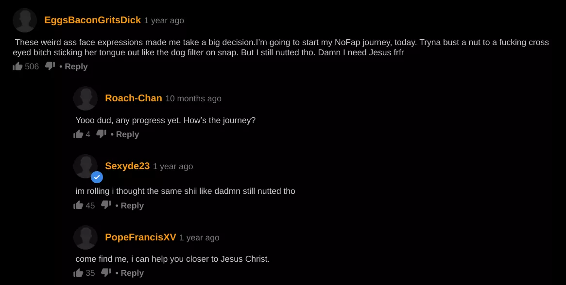 Pope stop right there-