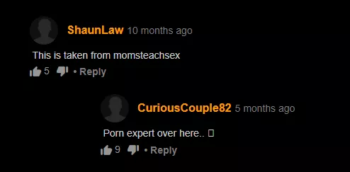 Porn expert over here.