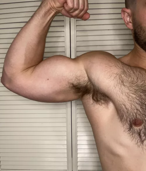 Post Arm Day pump 💪🏼🐽
