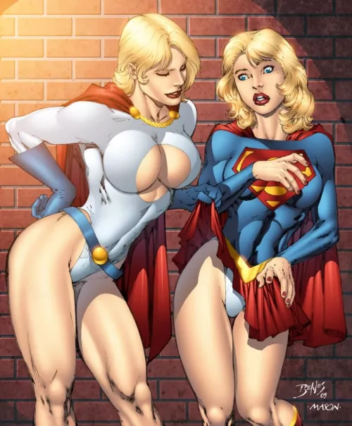 Powergirl x Supergirl (Ed Benes) [DC]