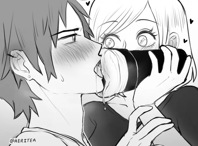 Practice Makes Perfect 👅 (Art by @Aeritea)