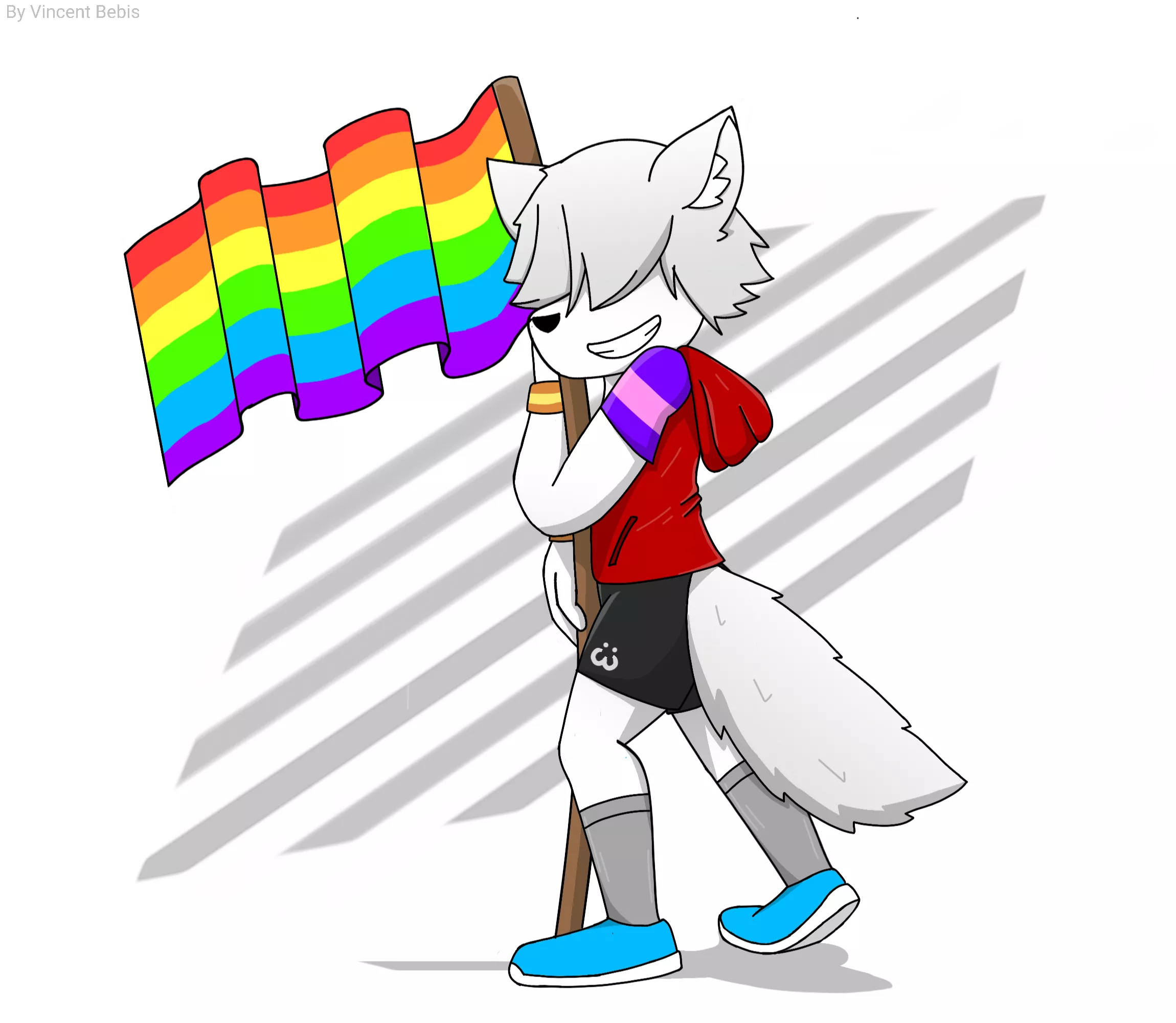 Pride Kemo (art by me for my friend)