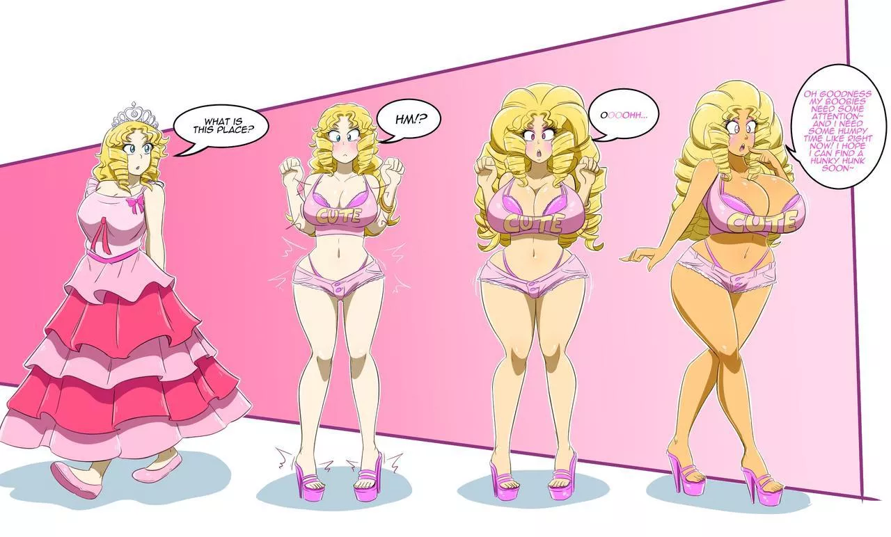 Princess Bimbofication (Artist: Kobi-Tf)