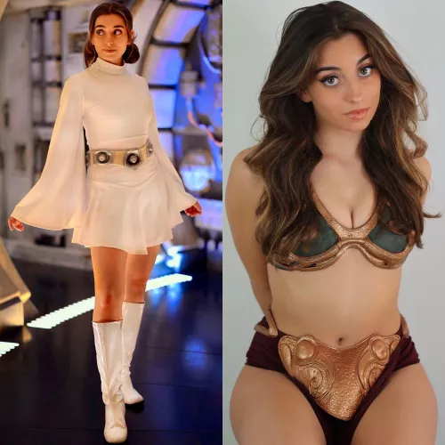 Princess/Slave Leia by slayeas