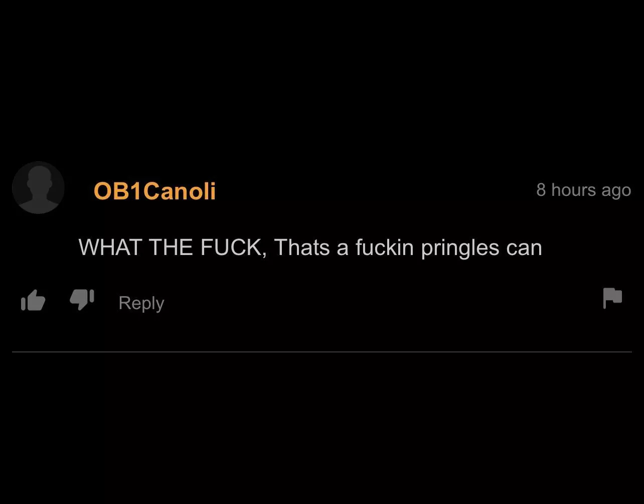 Pringles can...