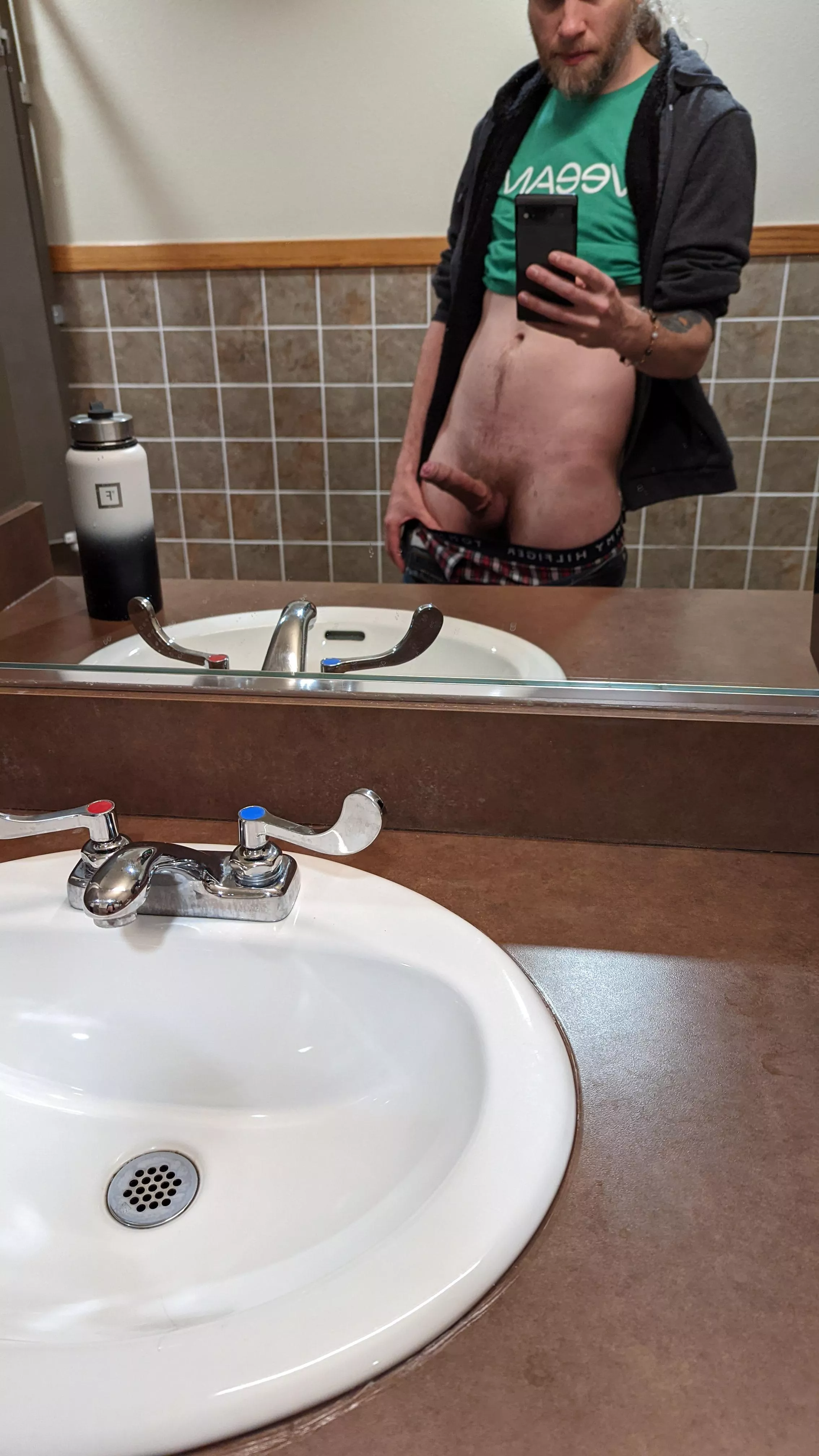 Public bathroom hardon. You should have been there!