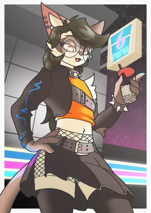 Punk Fio (art by me @marcusgrayarts on twitter)