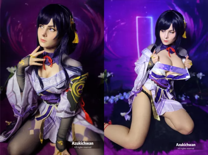 Raiden Shogun From Genshin Impact By Azukichwan