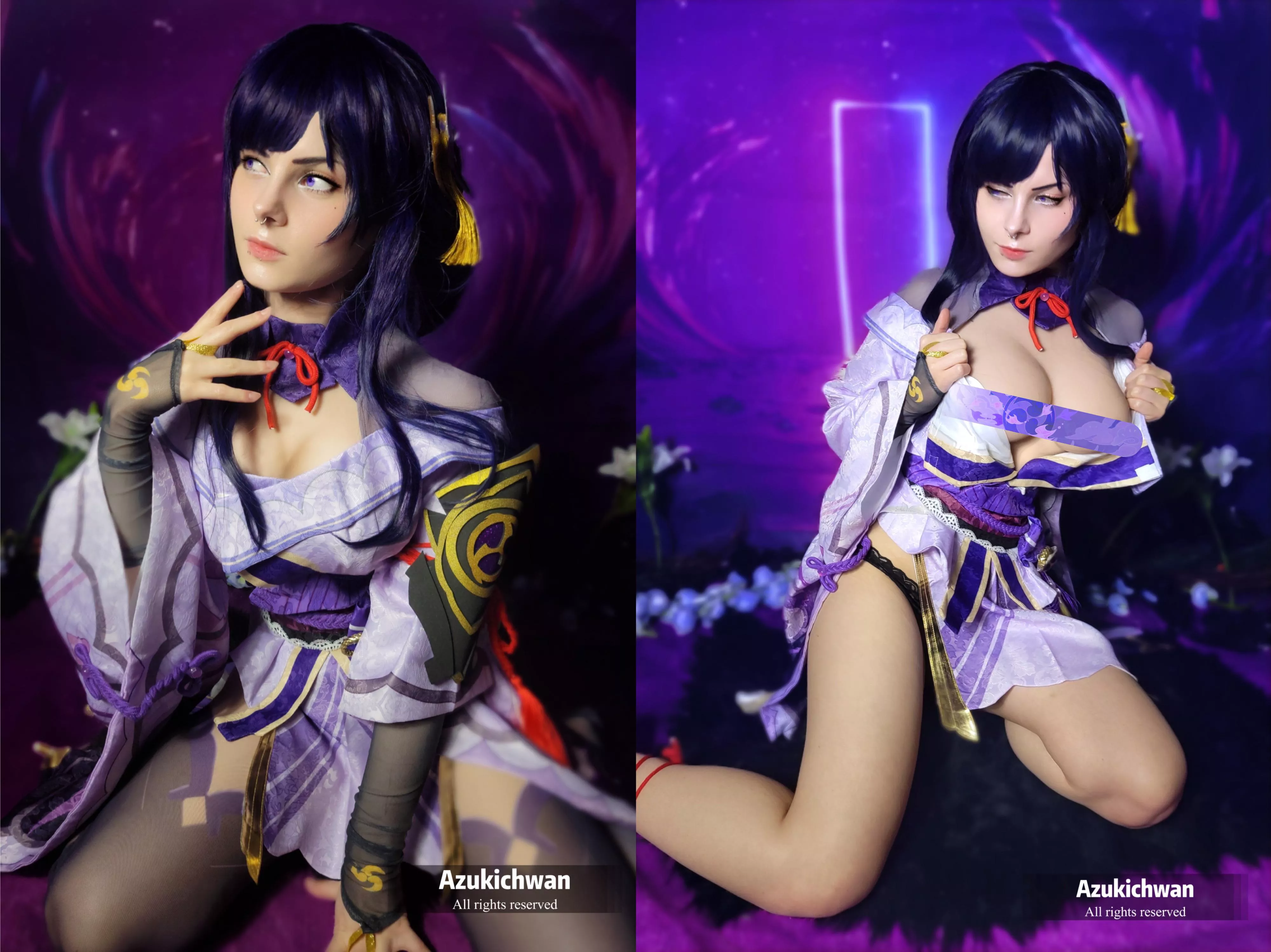 Raiden Shogun From Genshin Impact By Azukichwan