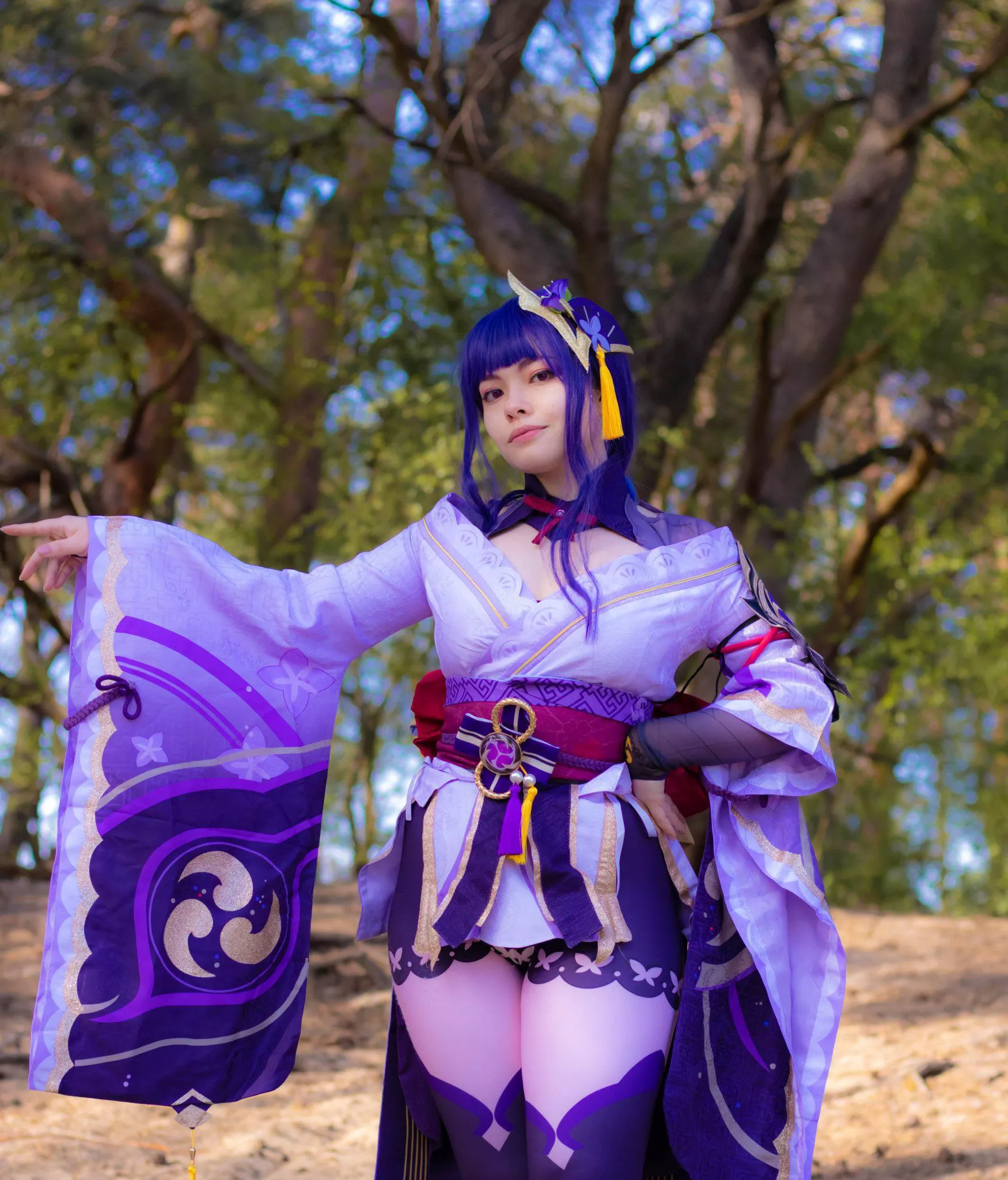 Raiden Shogun from Genshin Impact by MoodyNekoJes