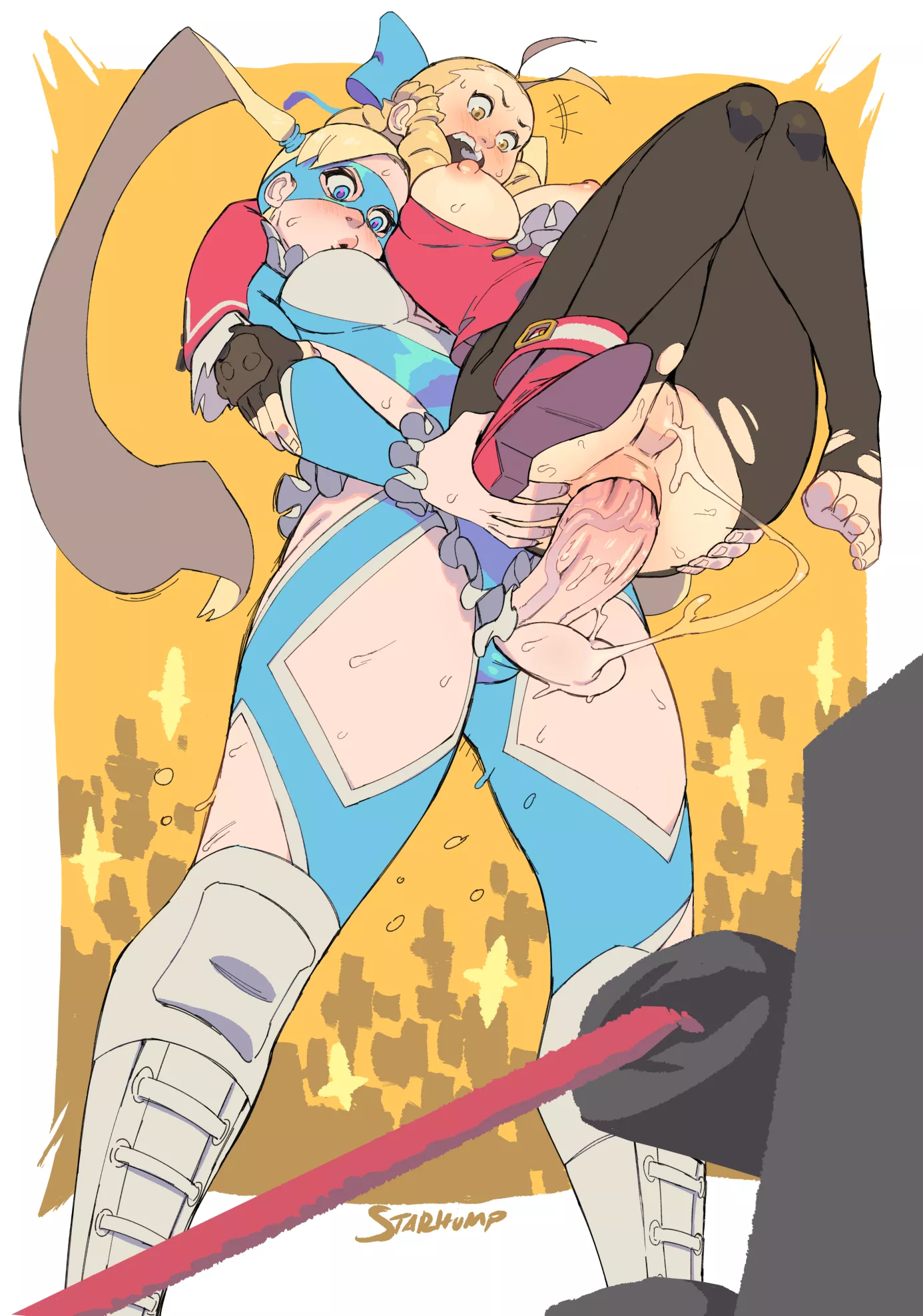 Rainbow Mika & Karin Lifted Sex