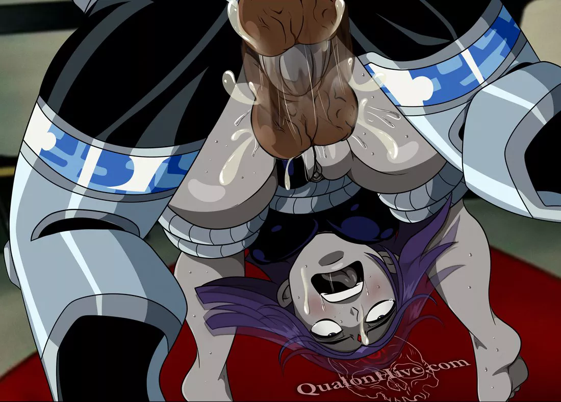 Raven pounded hard (QualonHive)