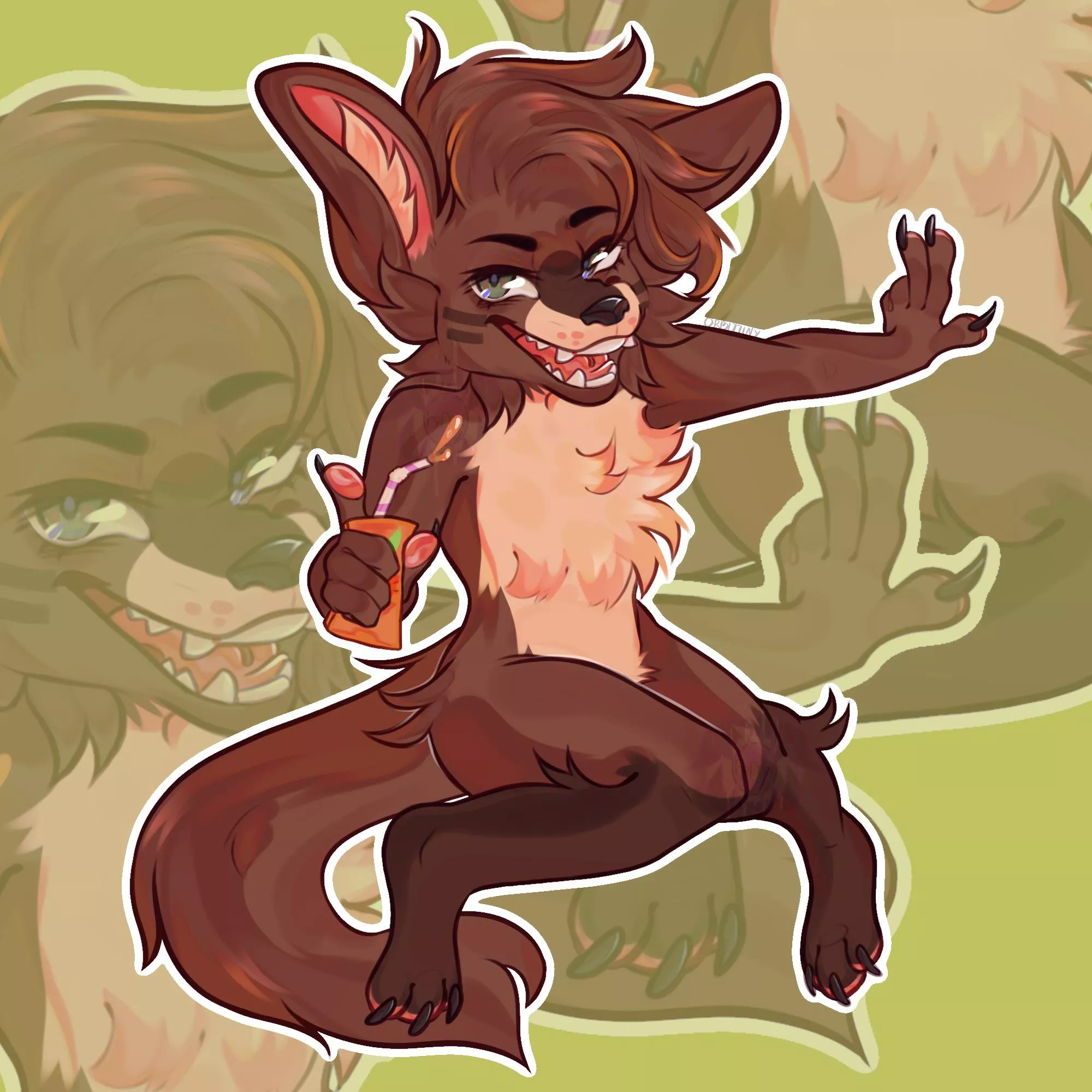 Recent art trade !! <3 Fullbodies like this are £40 :D