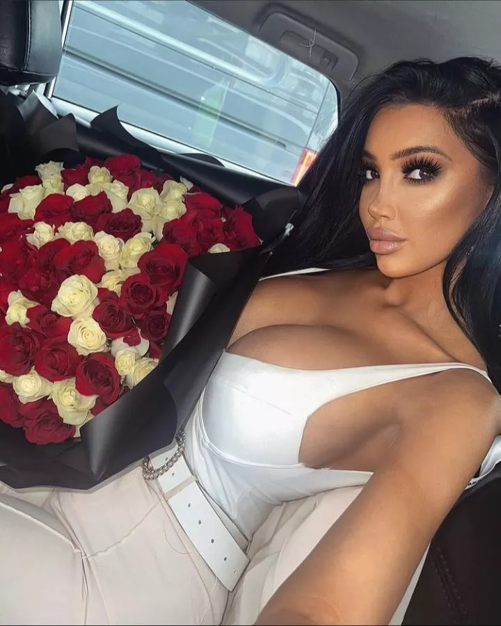 red and white flowers