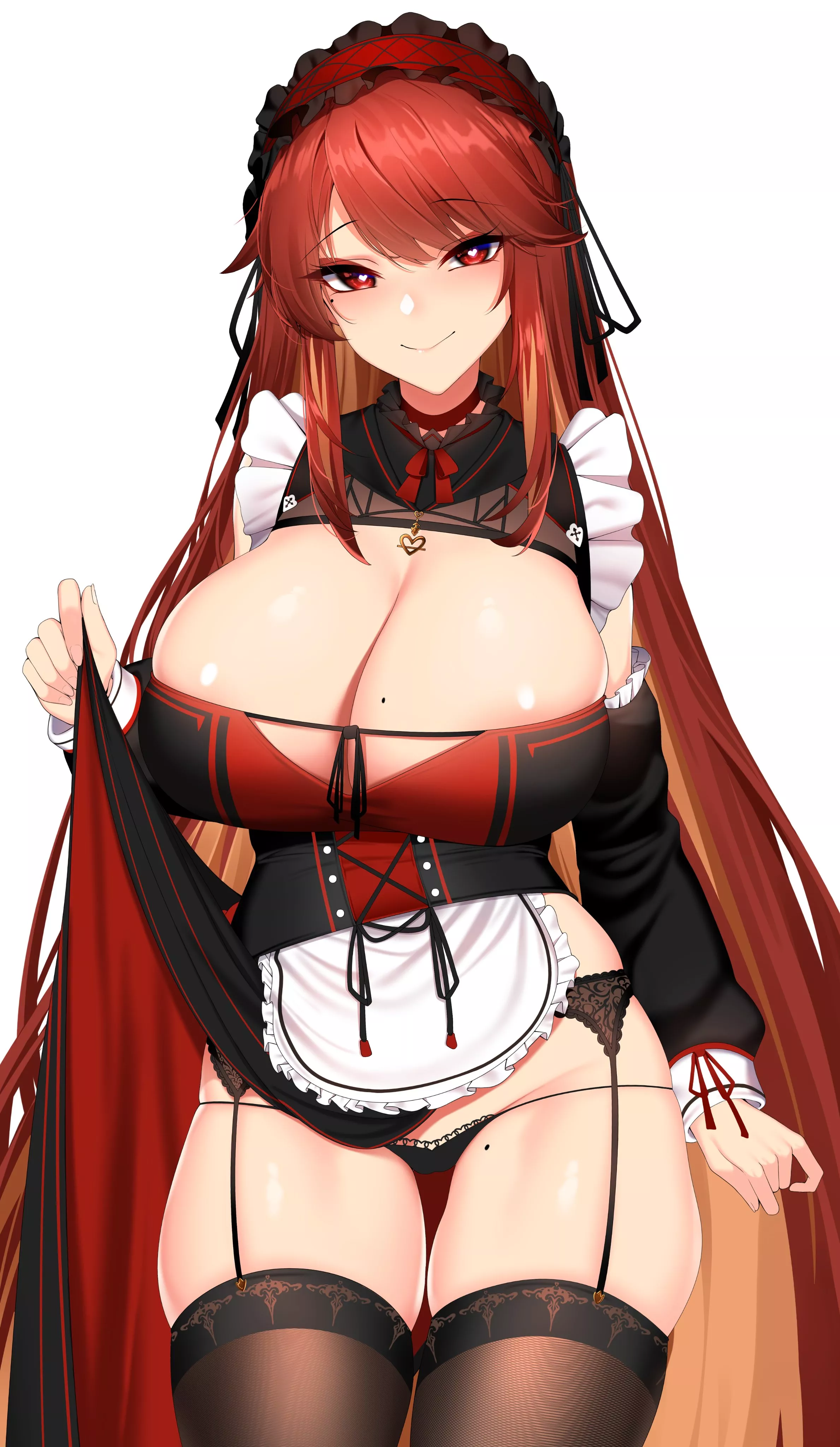 Red Haired Maid Naughty Intentions (Chixiao ) [Original]